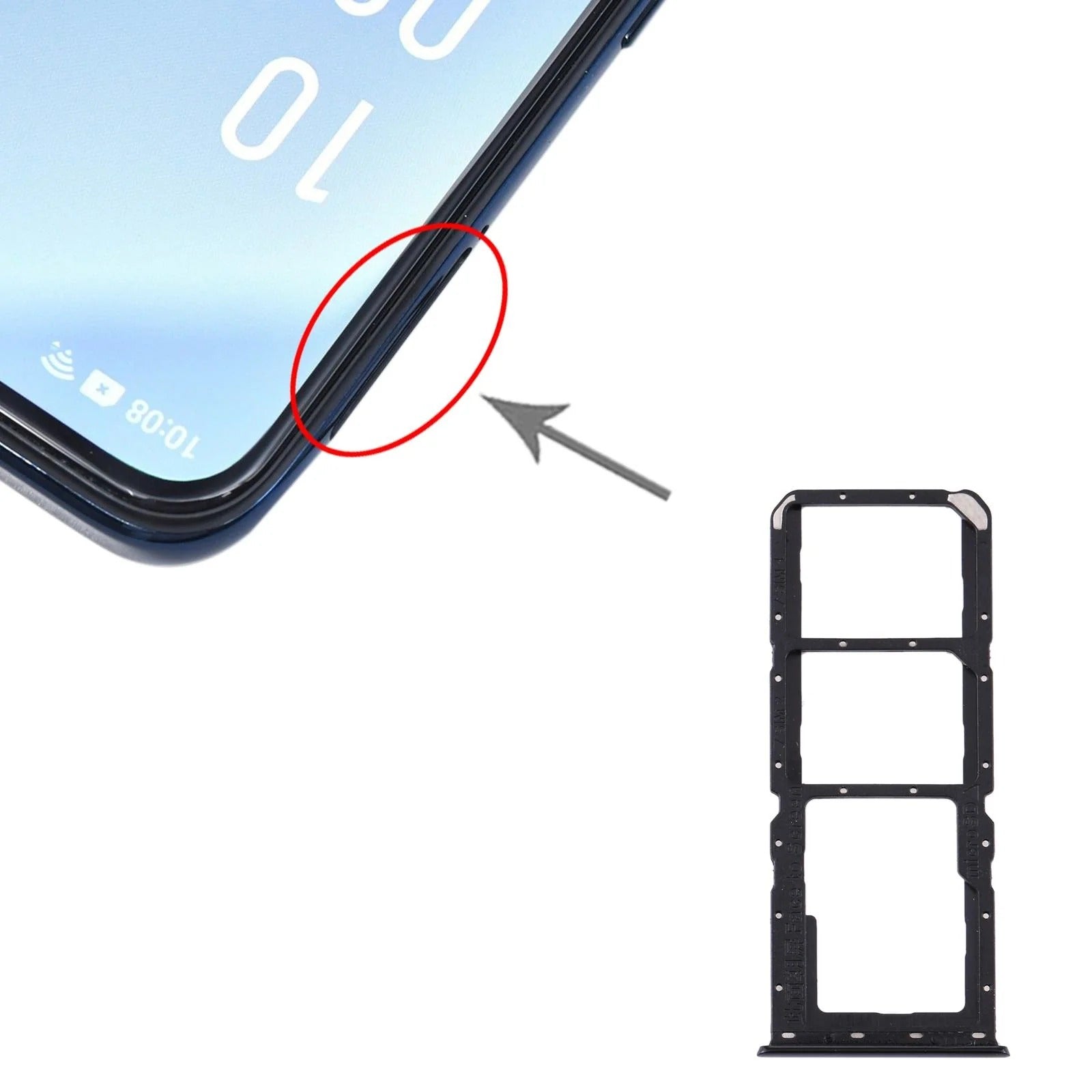 OPPO A91/F15 SIM & SD Card Tray