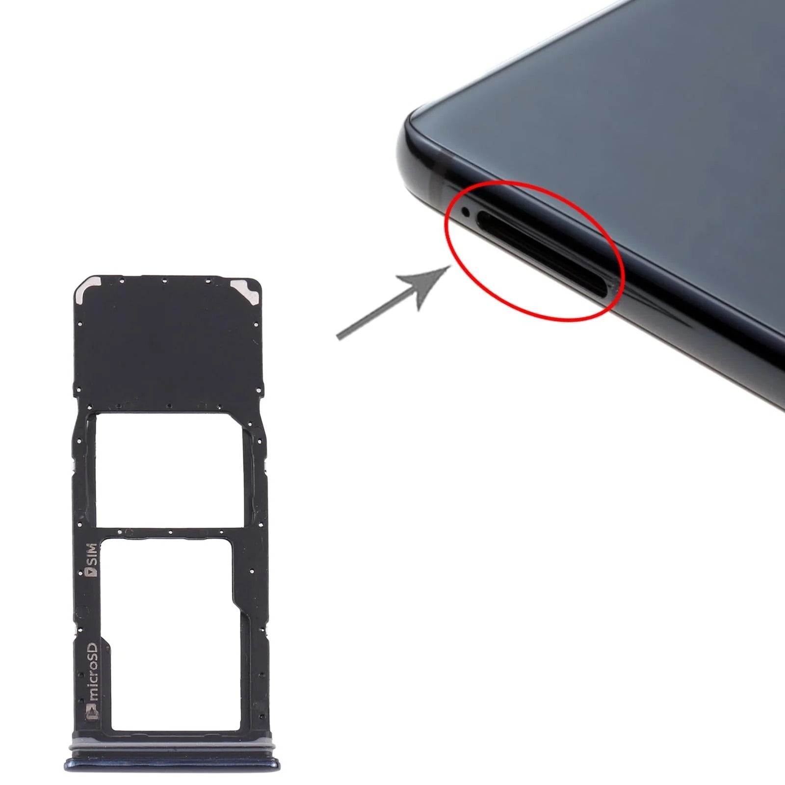 Samsung Galaxy A9 (2018) SIM & SD Card Tray