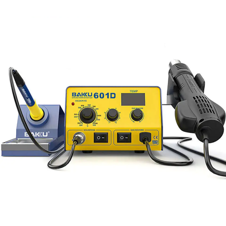 BAKU BK-601D AC 220V LED Display 2 in 1 Soldering Station