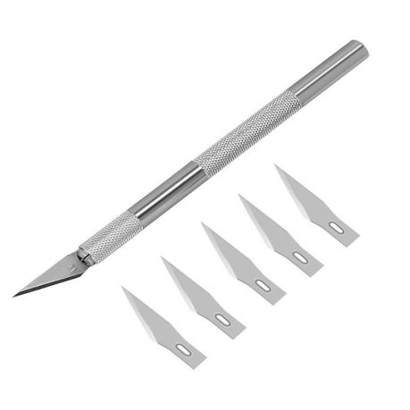 Precision Craft Knife With 5 Extra Blades