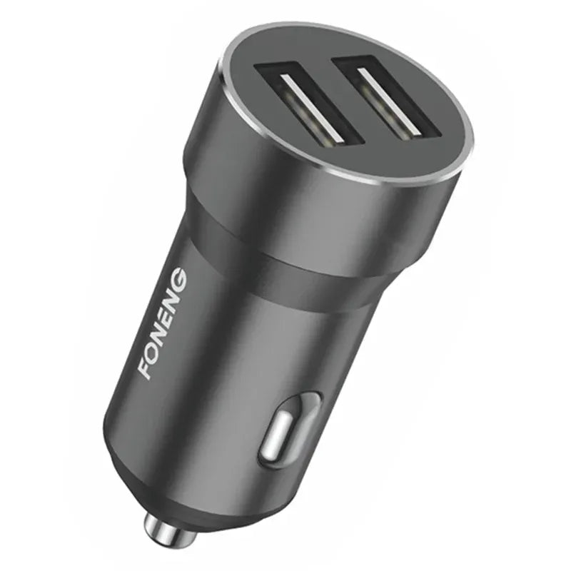 2-Port Car Charger Dual USB Ports Cell Phone Automobile Charger Cigarette Lighter