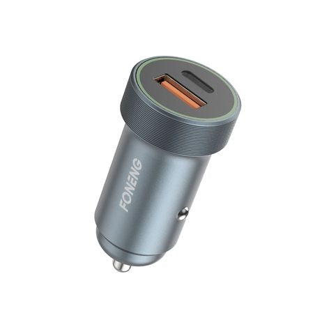 FONENG (30W) C16 PD Fast Car Charger USB-A and USB-C