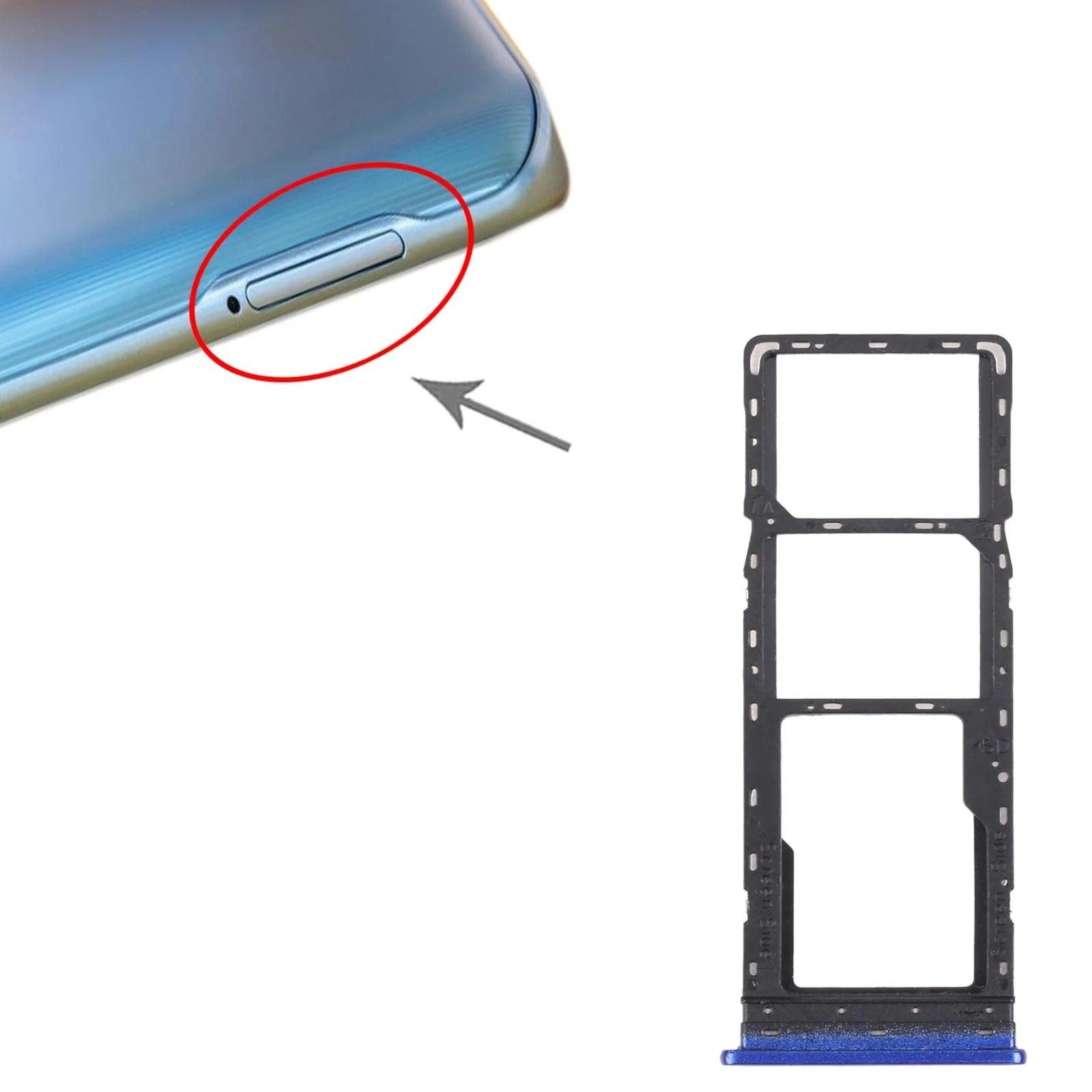 Tecno Camon 12 Pro SIM & SD Card Tray,
