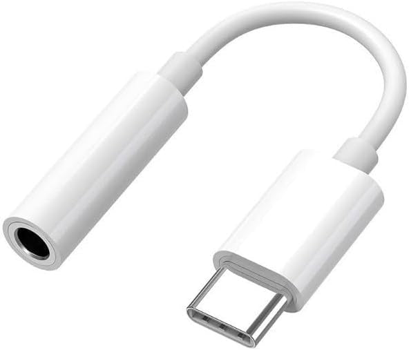 USB Type-C to 3.5mm Headphone Jack Adapter, Female AUX Audio Converter Cable