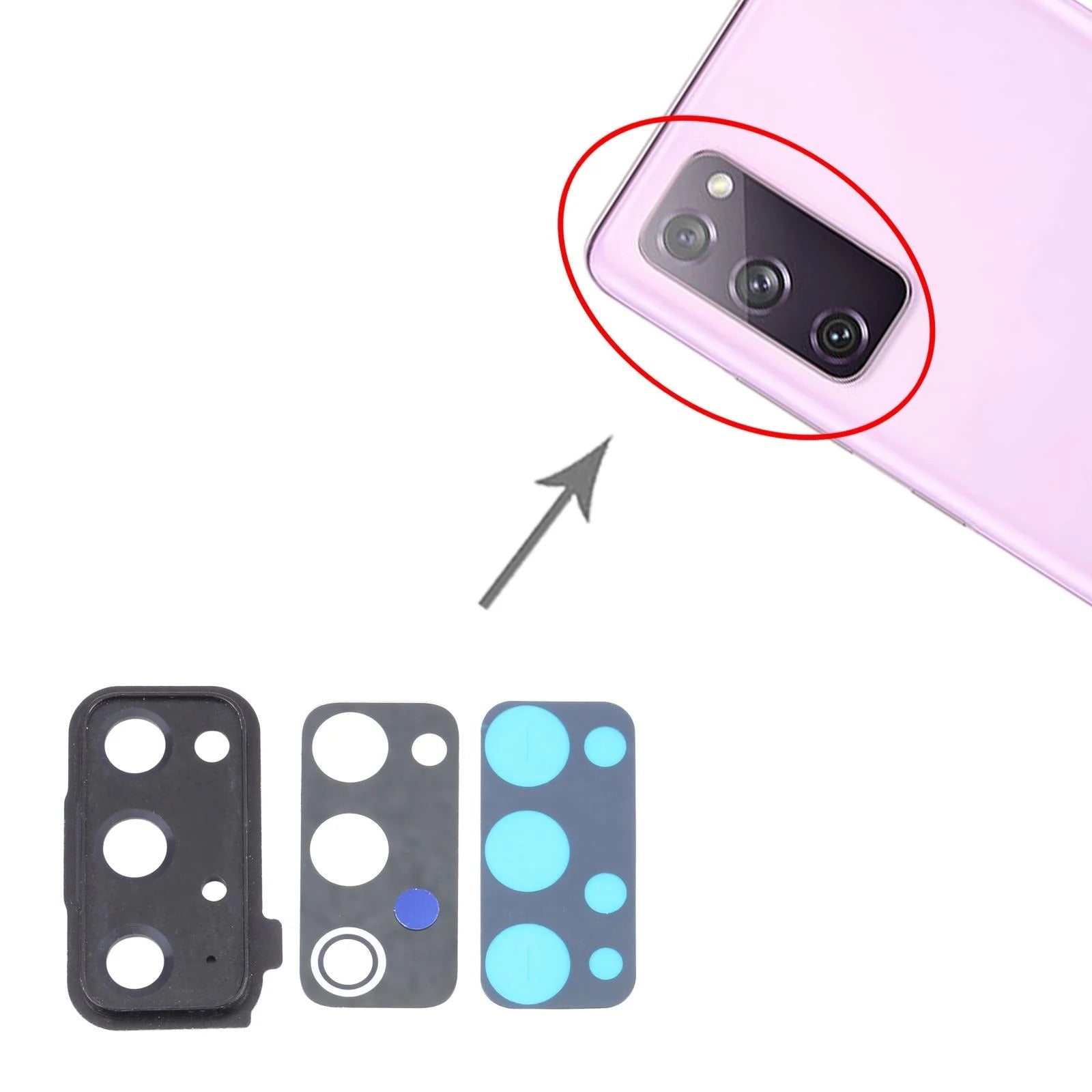 Samsung Galaxy S20 FE 5G Camera Lens Covers