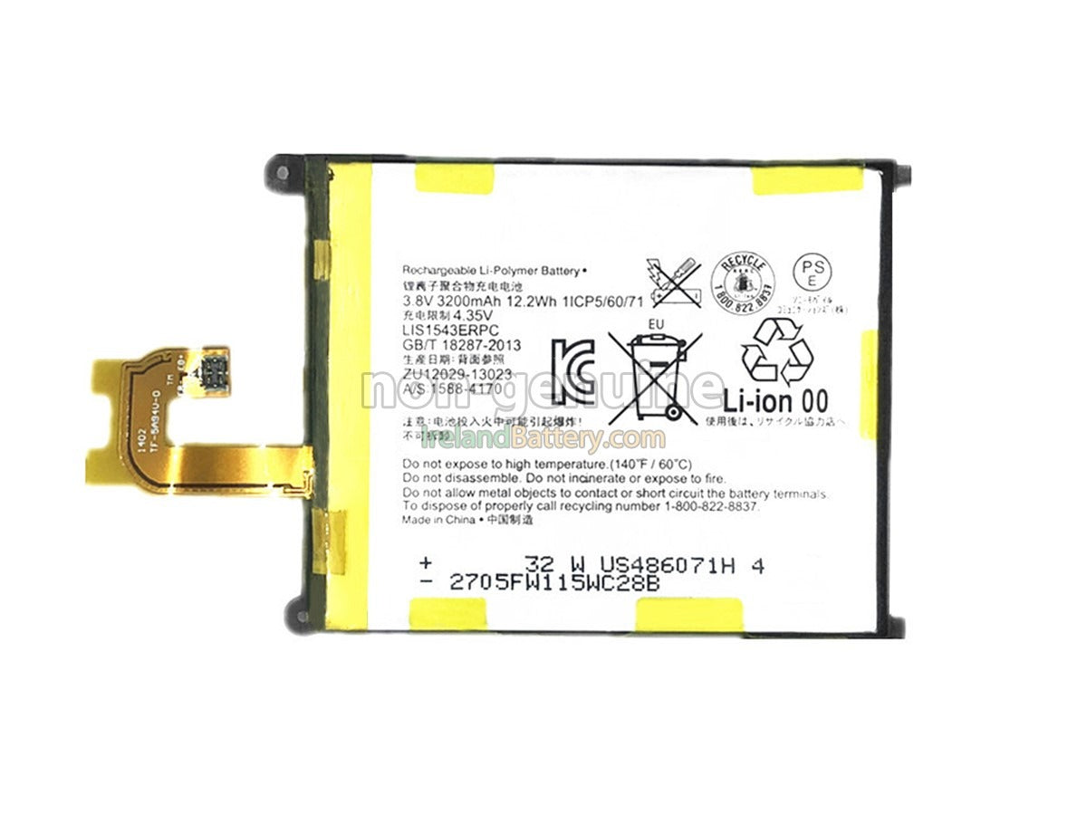 Battery For Sony Xperia Z2 | LIS1543ERPC | Replacement