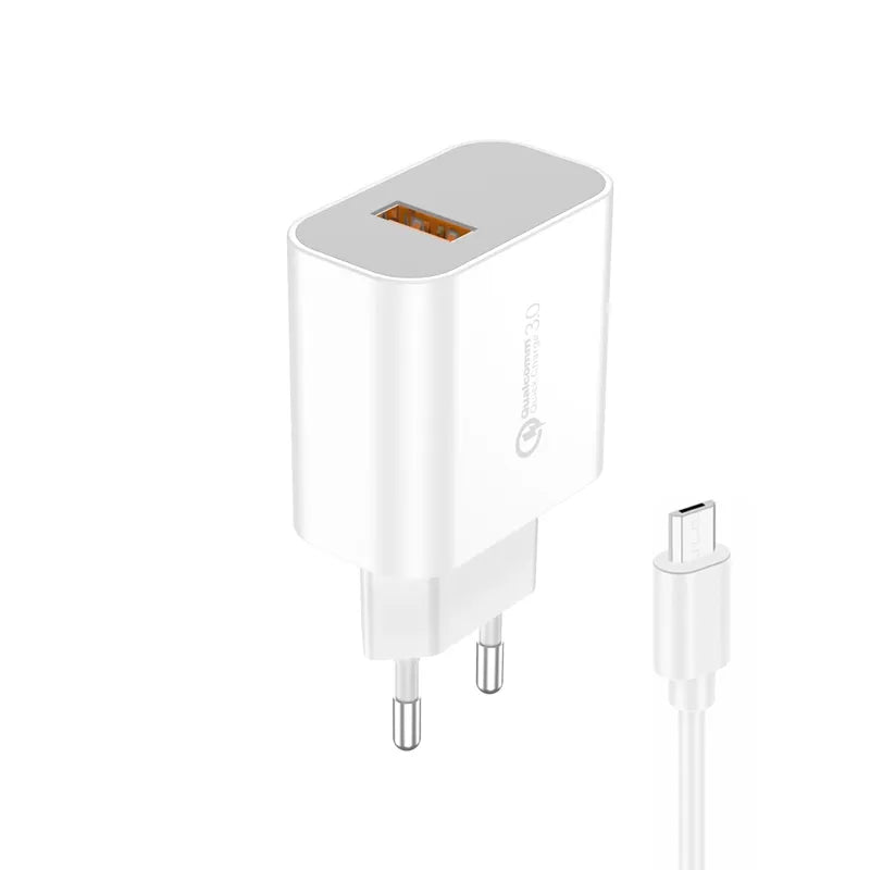 FONENG 18W Fast Charger QC3 with Cable EU-46