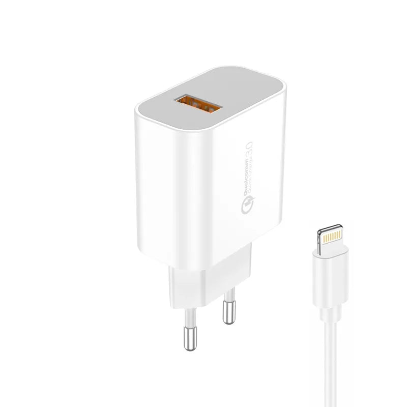 FONENG 18W Fast Charger QC3 with Cable EU-46