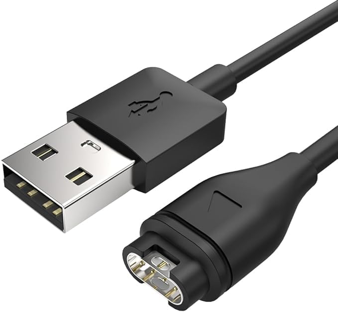 Replacement Charger Compatiable with Garmin Fenix 5x, 5s, 5 / 6x, 6s, 6 / 7x, 7s, 7 / Vivoactive 3, 4, 4s, 5 / Instinct/Instinct 2 / Forerunner 45, 45s, 55