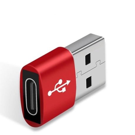 USB Male to Type C Female Converter Packet of 10