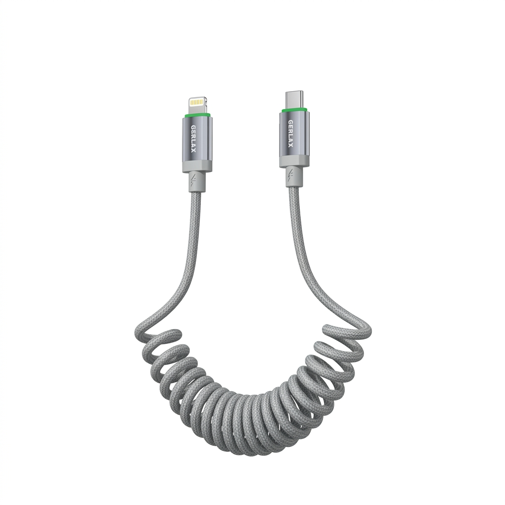 Gerlax GD-62PL USB-C to Lightning Fast Charging Cable 45W PD Fast Charge | Flexible Design
