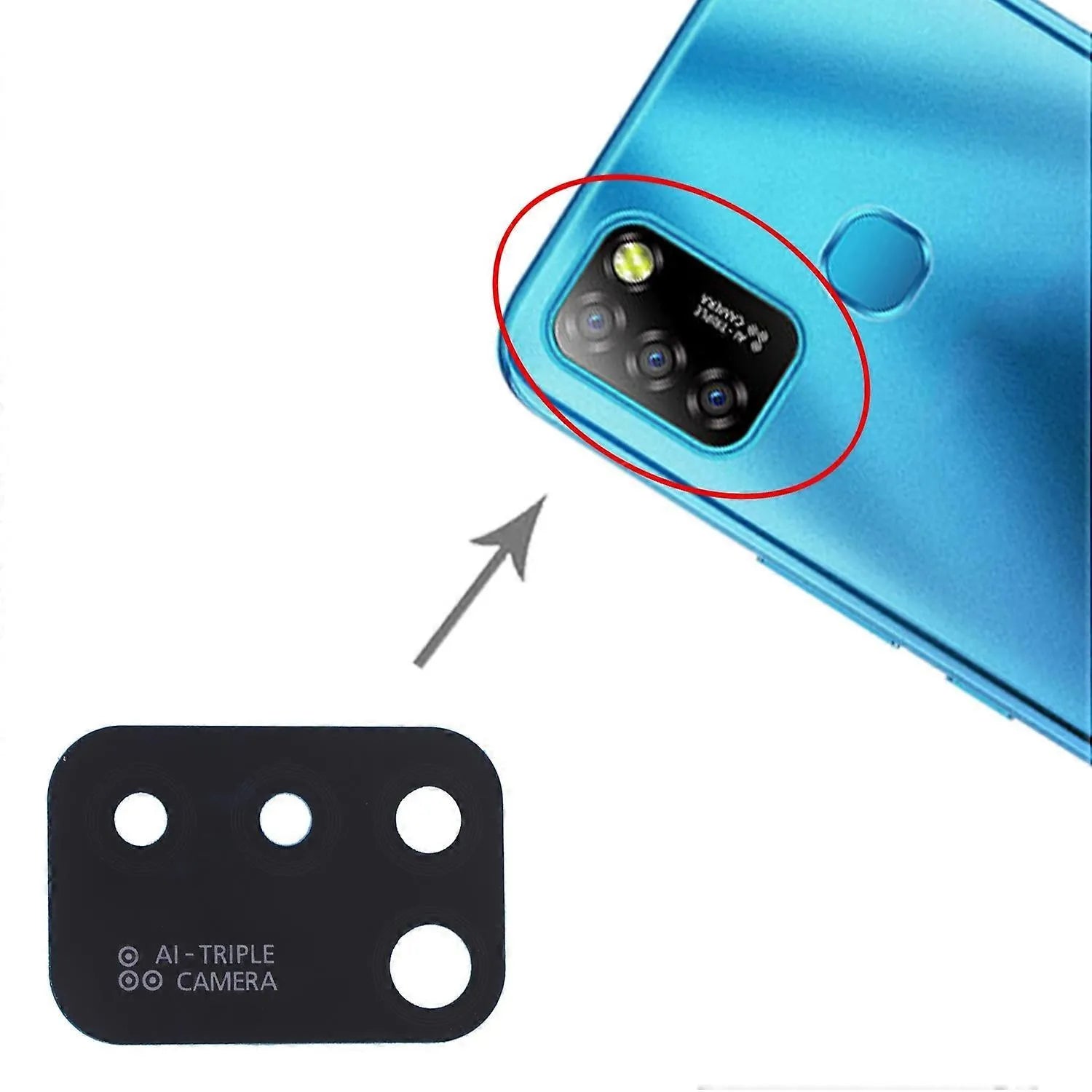 Infinix Smart 5 / Hot 10 Lite Back Camera Lens