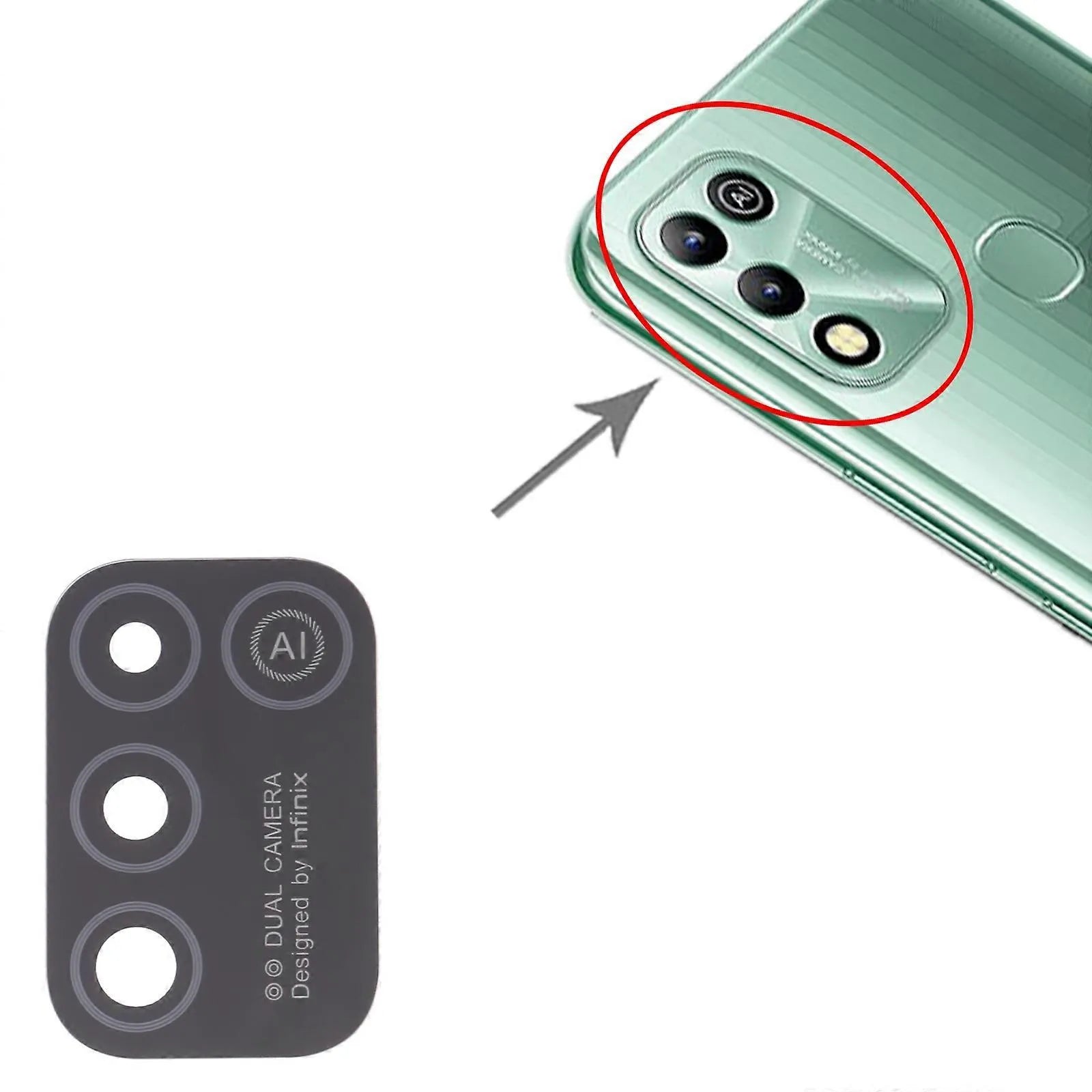 Infinix Hot 11 Back Camera Lens