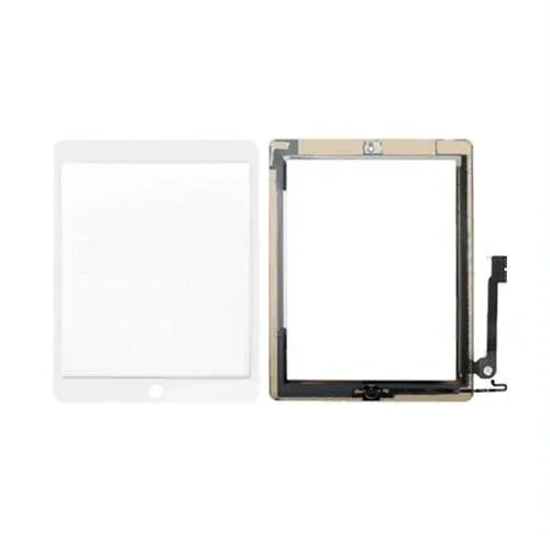 iPad 4 Home Button & Touch Panel Flex Cable (White)