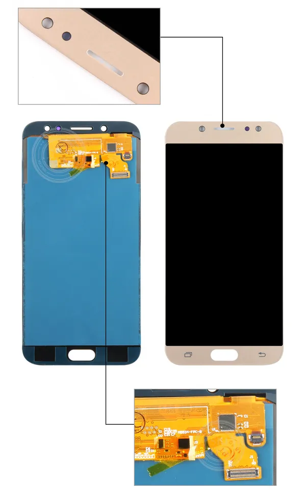 LCD Screen for Samsung Galaxy J7 Pro SM-J730 TFT In-Cell Copy Digitizer Full Assembly Gold