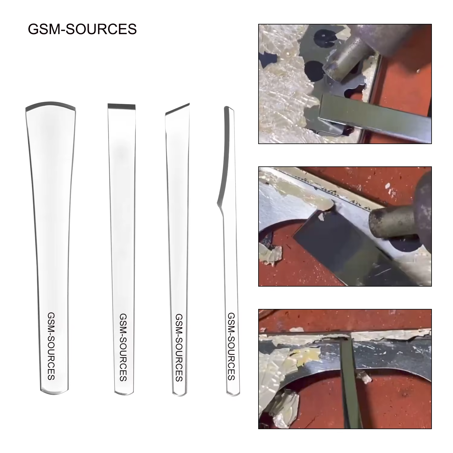 4 in1 GSM-SOURCES artifact tools Wide/Oblique/Blade/Scraper