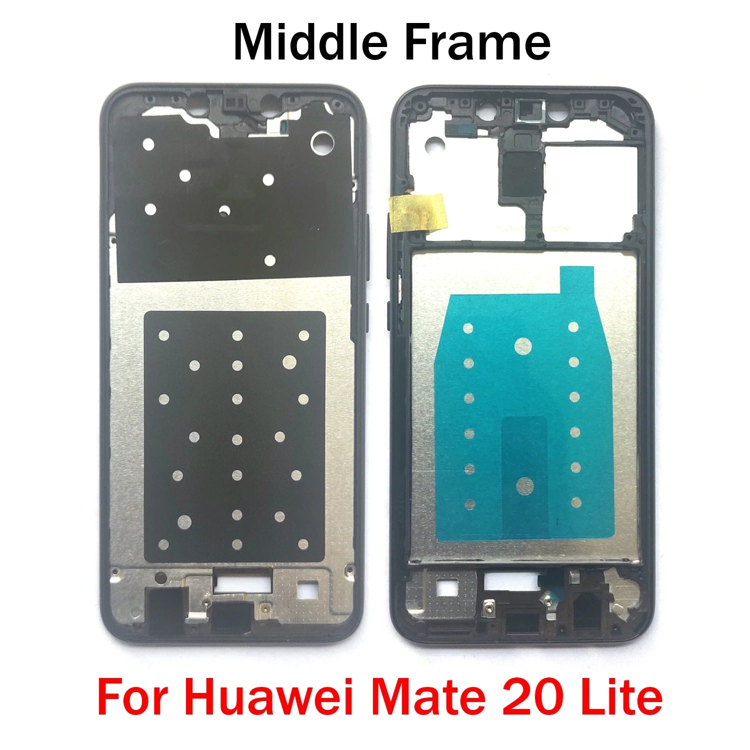 Huawei MATE 20 LITE Black Front Housing LCD Bezel Frame