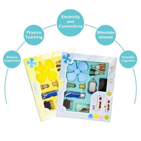 Science Experiment Kit with Electric Fan – Hands-On STEM Learning for Kids!