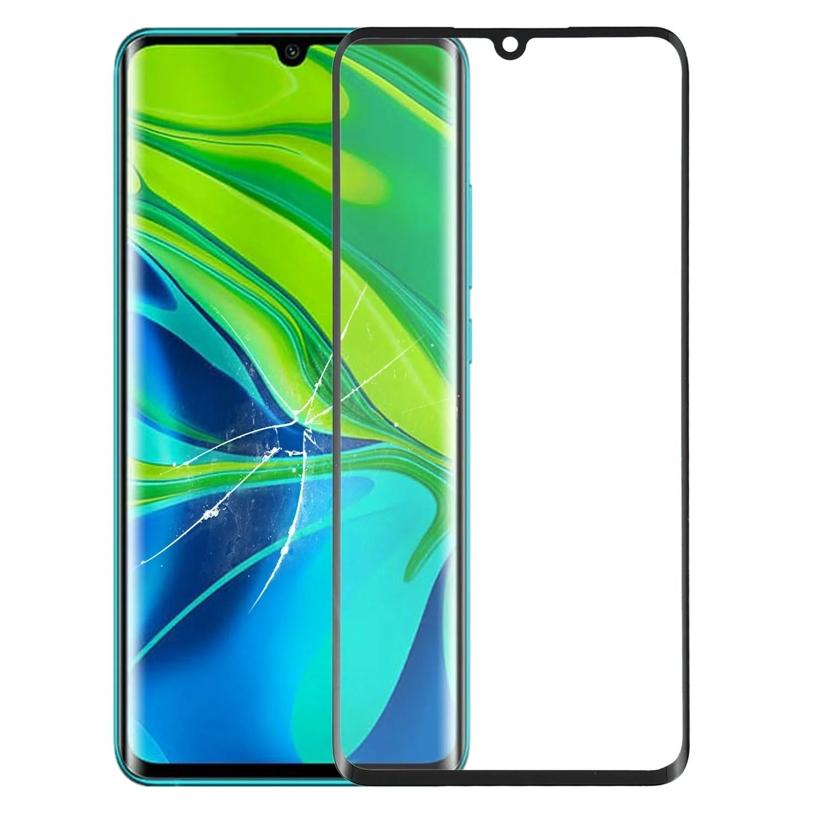 Xiaomi Mi Note 10 Front Glass Screen Replacement with OCA