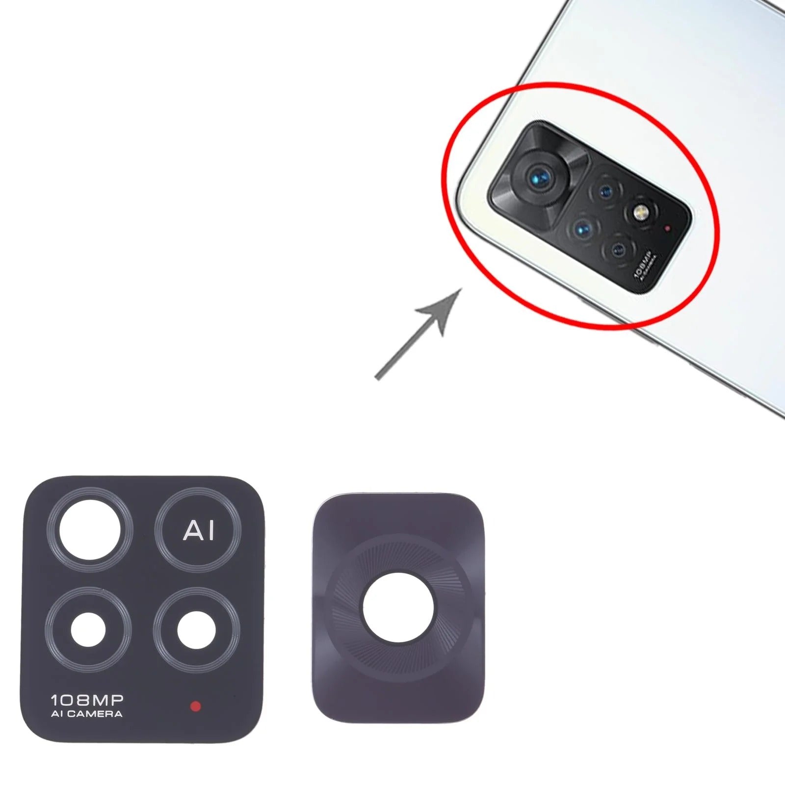 Redmi Note 11 Pro 5G Back Camera Lens Replacement
