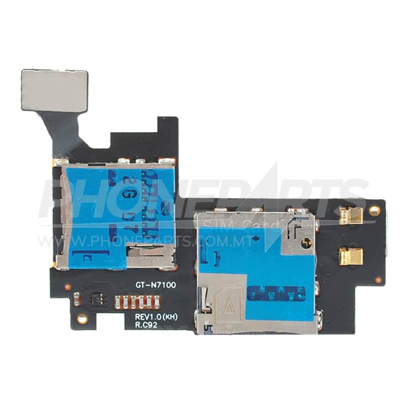 Samsung NOTE 2 SIM + micro SD card reader replacement