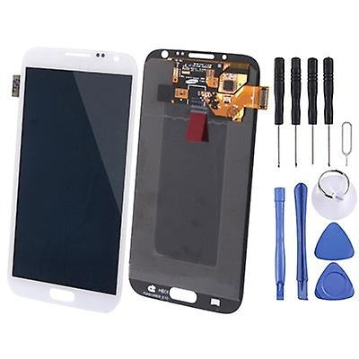 Samsung Galaxy Note II N7100  OLED LCD Screen & Touch Panel- WHITE