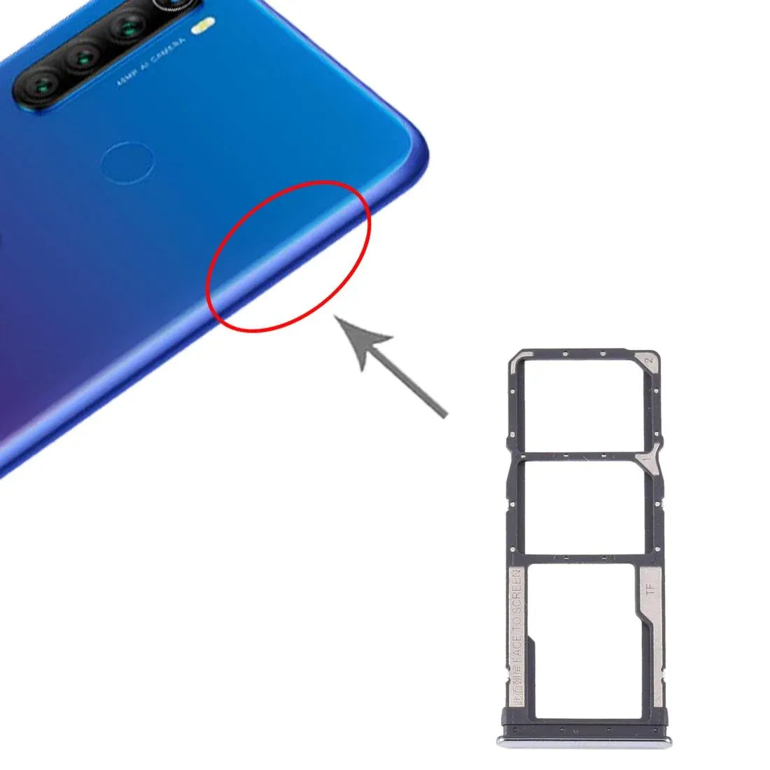 Xiaomi Redmi Note 8/8T SIM & SD Card Tray