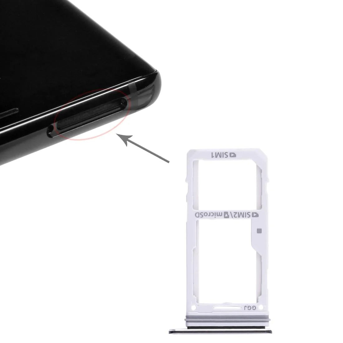 Galaxy Note 8 SIM & Micro SD Card Tray