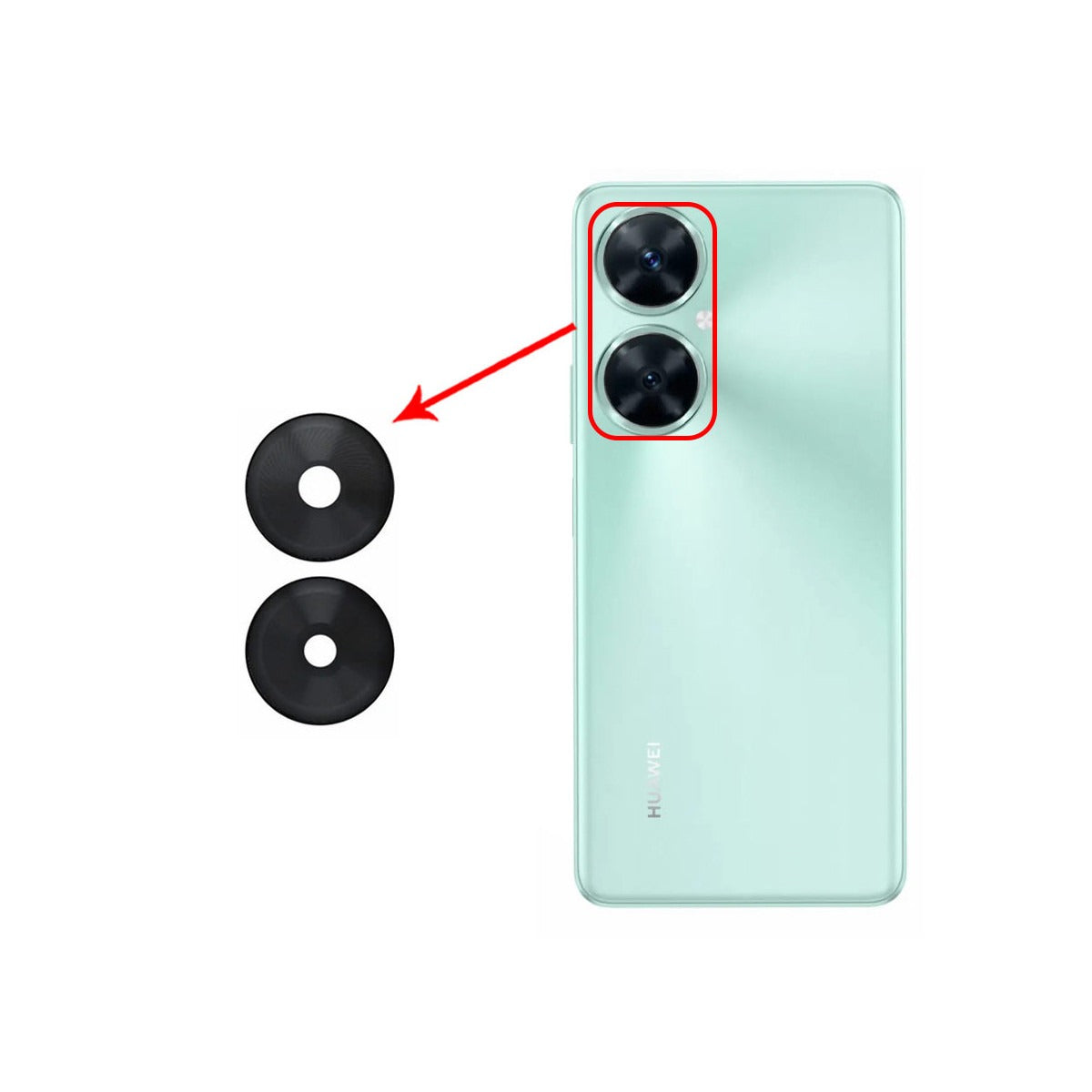 Huawei NOVA 11I  Back Camera Lens Replacement