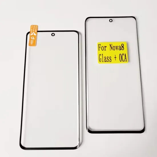 Huawei NOVA 8 Front Glass Lens Replacement with OCA Adhesive