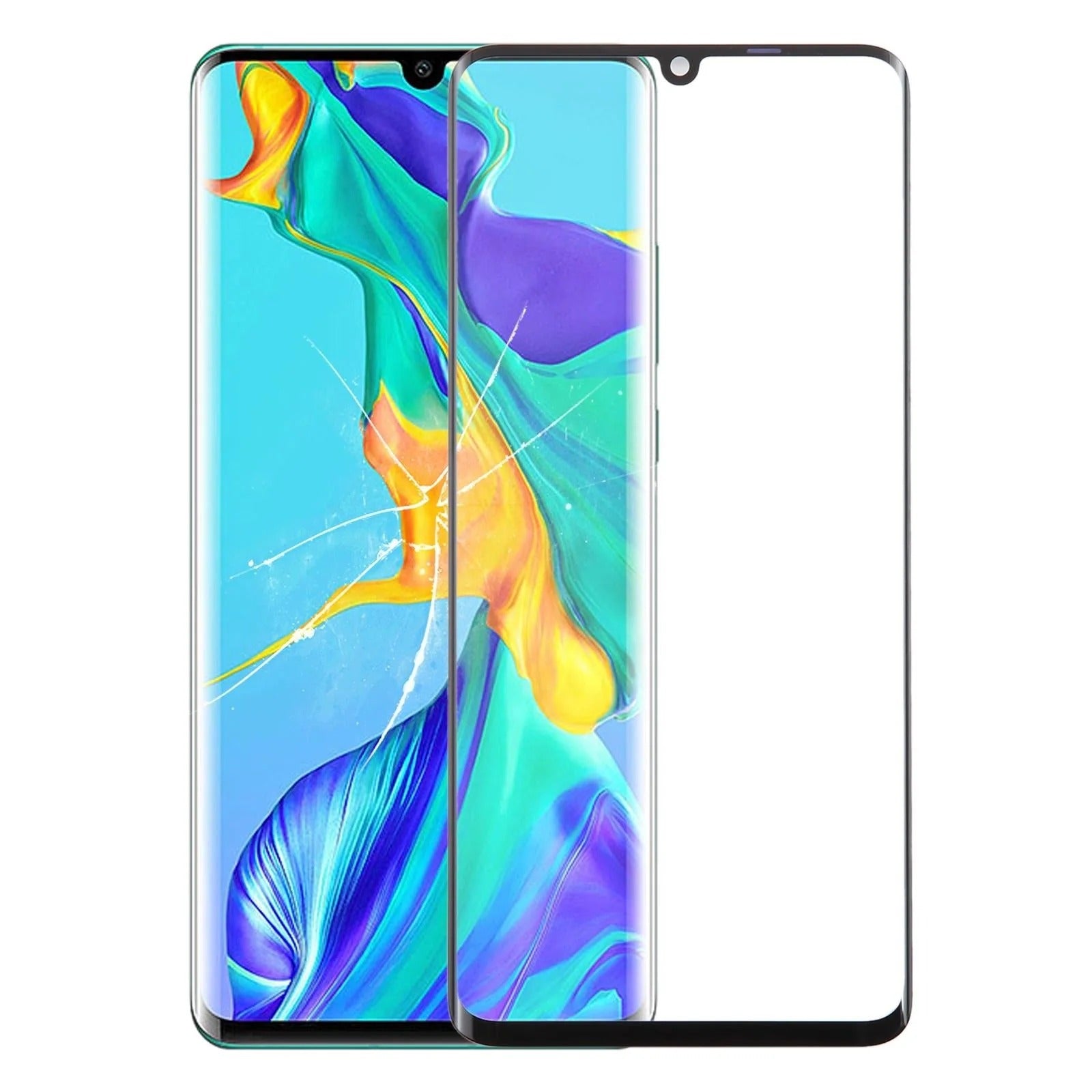 Huawei P30 Pro Front Glass Lens Replacement with OCA