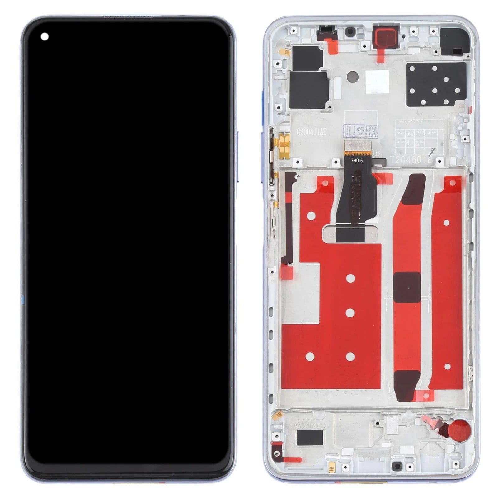 Huawei P40 Lite 5G LCD Screen & Digitizer Assembly SILVER