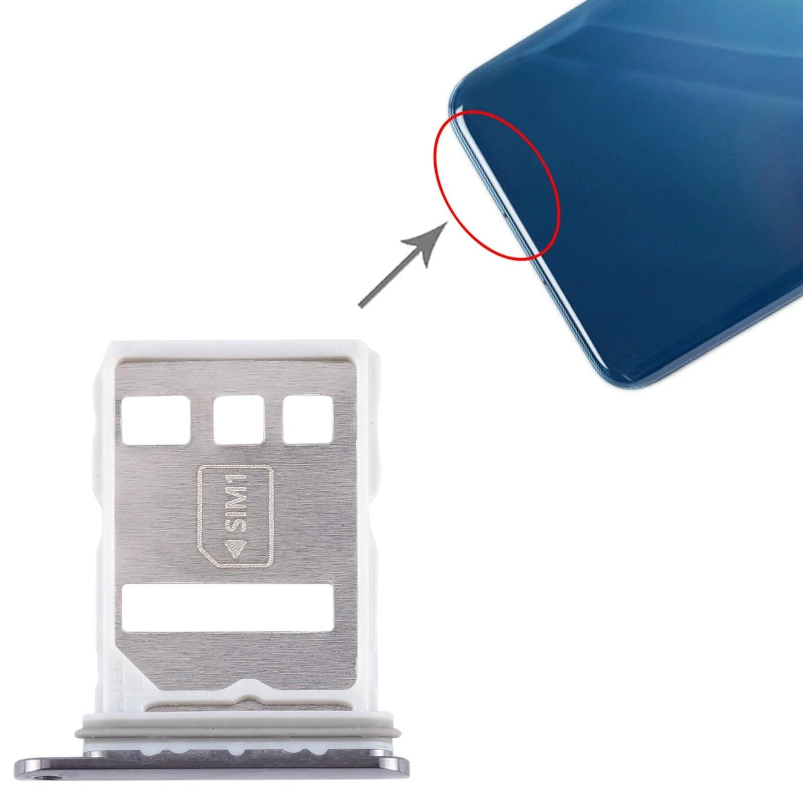 Huawei P60 Art SIM & NM Card Tray -
