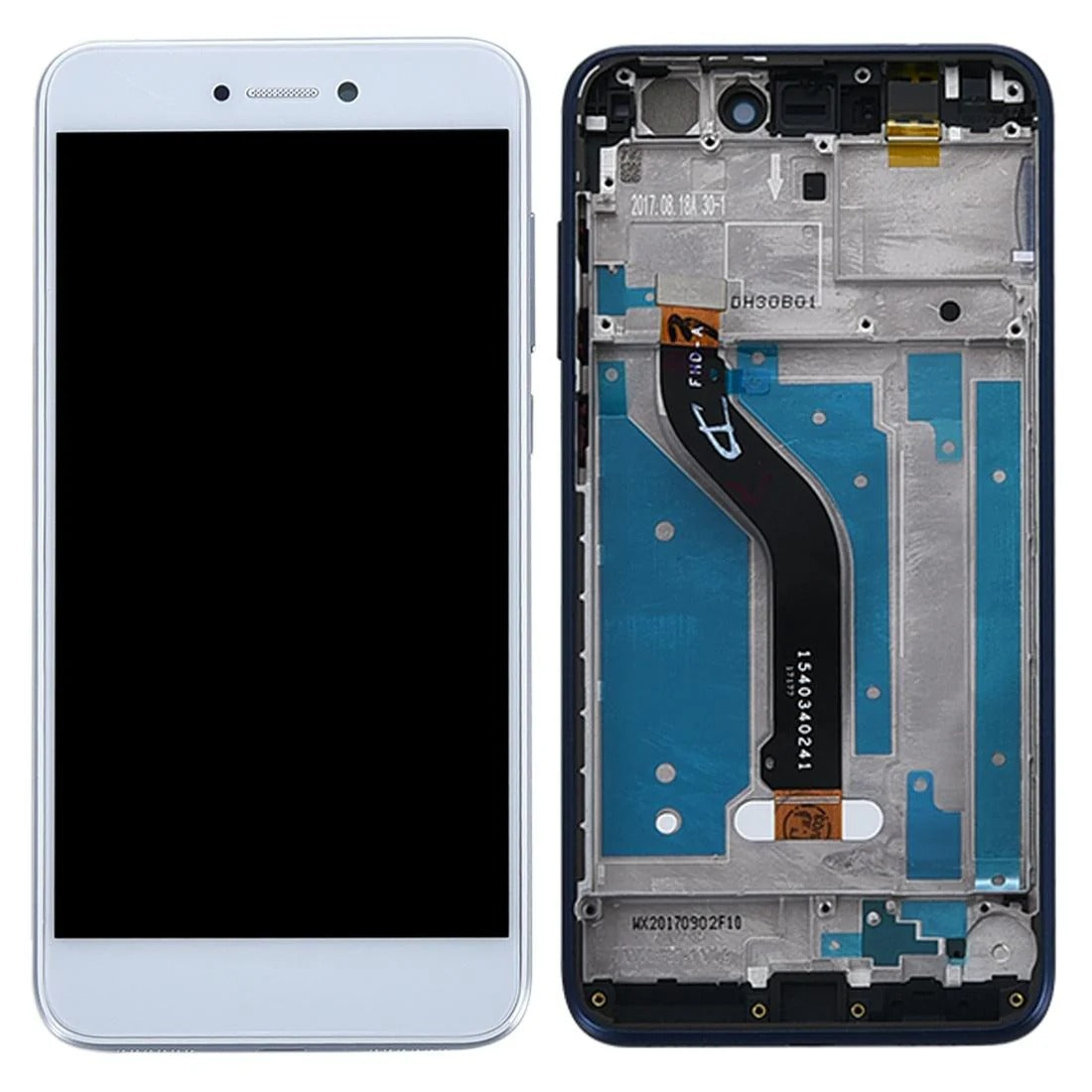 Huawei P8 Lite (2017) White LCD Screen & Digitizer with Frame