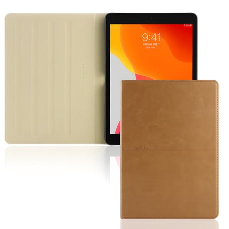 iPad 10.2" (7th, 8th, 9th Gen) Leather Flip Cover Case (A2200, A2198, A2428, A2429, A2430, A2602)