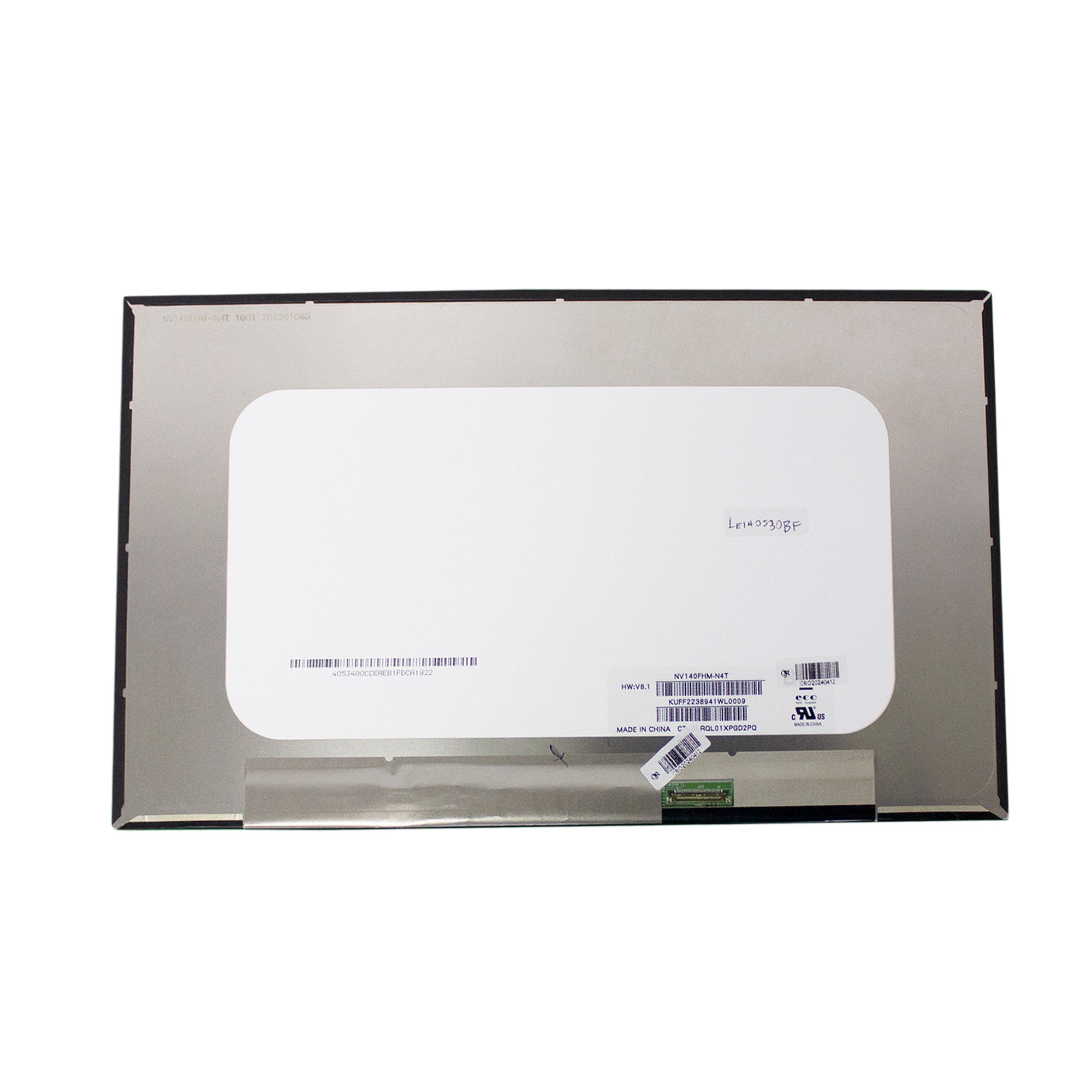 13.3″ 30-Pin LCD Slim HD 1366 x 768 Display – No Bracket, Ultra-Thin Design for Compact Laptops