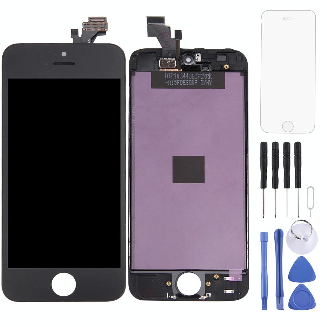 For iPhone 5 LCD Screen with Digitizer Full Assembly Black
