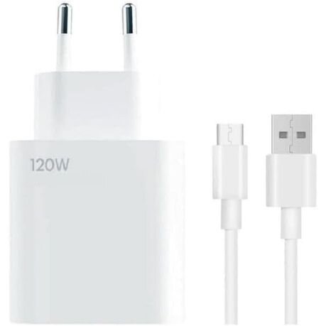 120W 3 Port GeN Super Fast Charger with Type-C TO Type-C Cable (White) Included