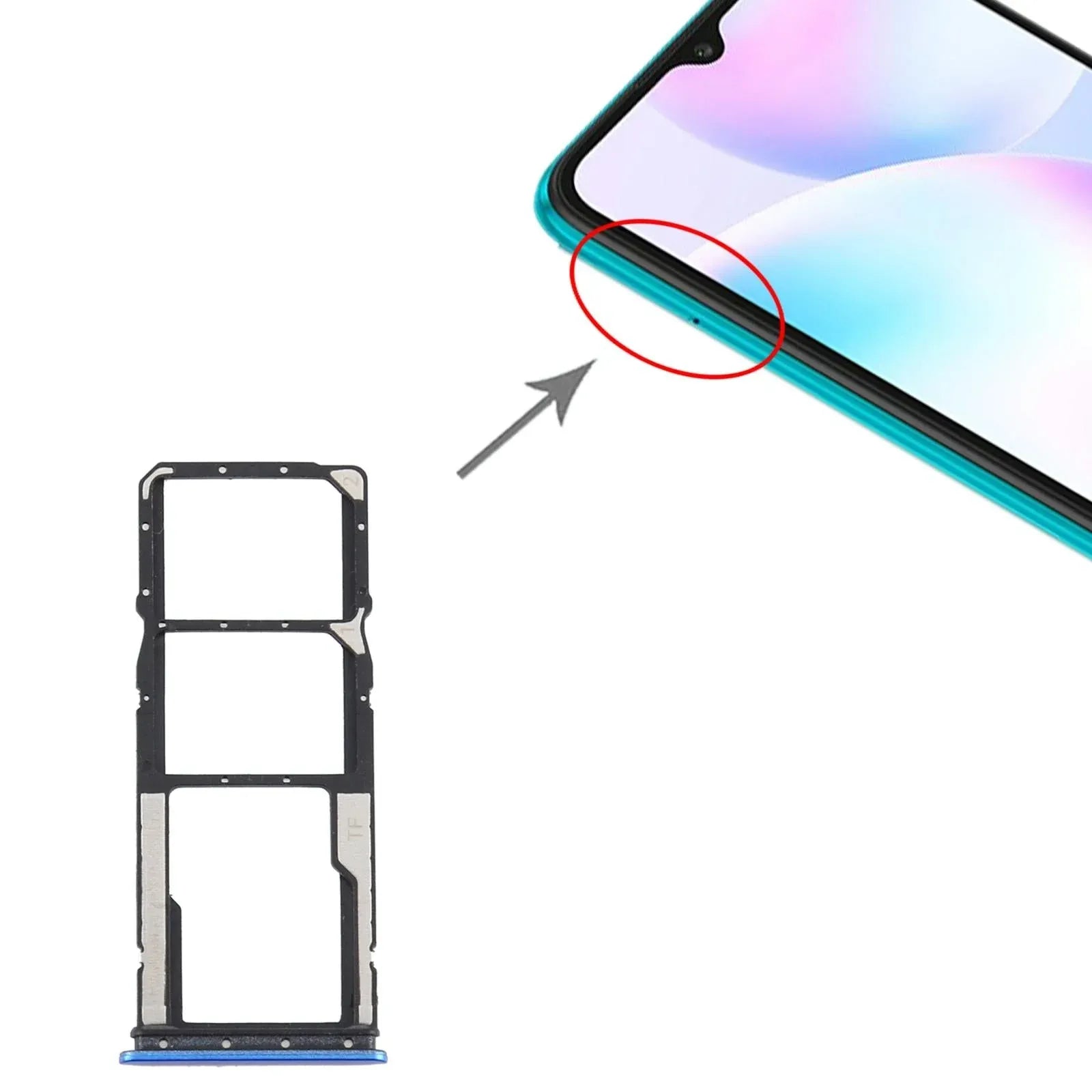 Xiaomi Redmi 9A/9C SIM & Micro SD Card Tray
