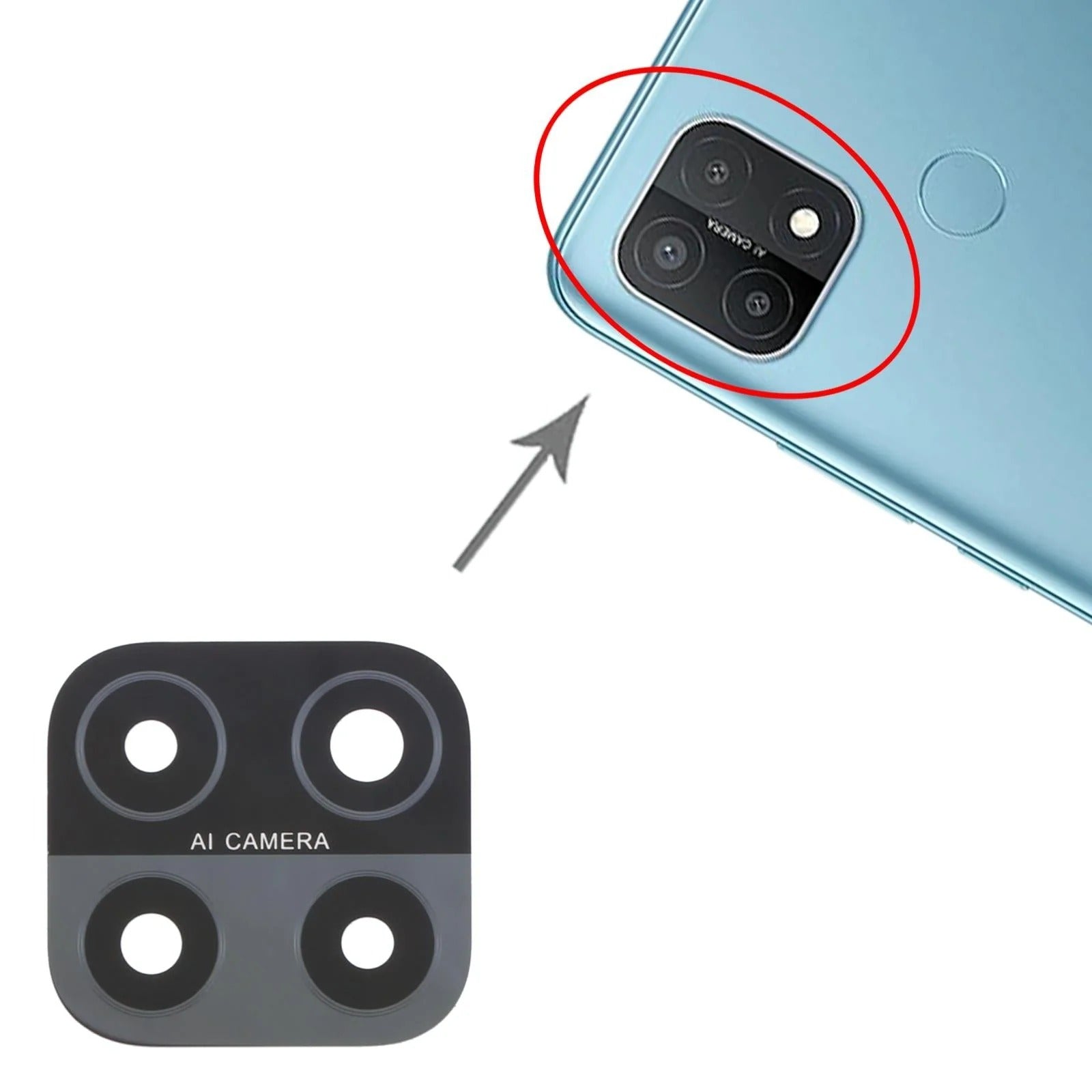 OPPO A15/A15s/A35 Back Camera Lens Replacement