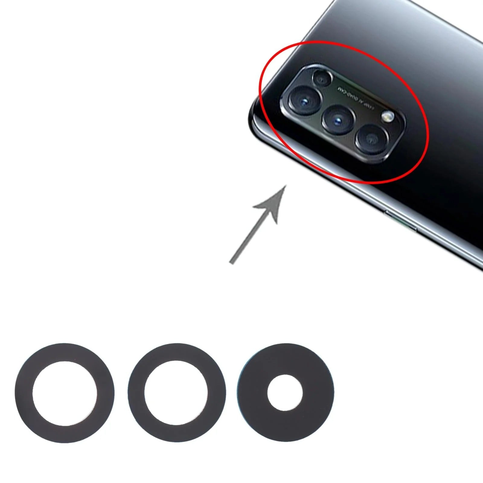 OPPO Reno5 4G/5G/5K Back Camera Lens