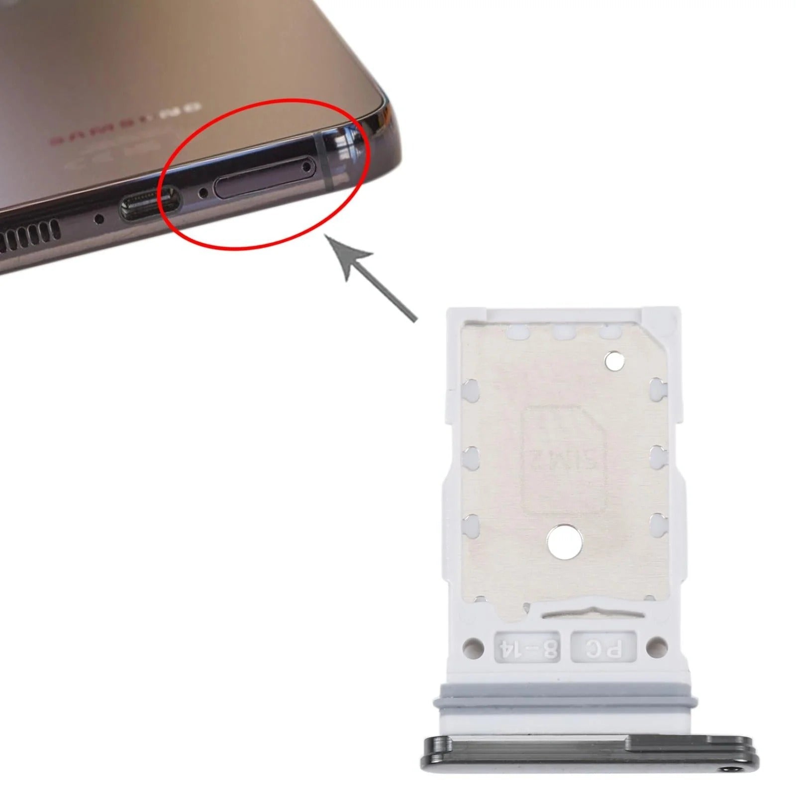 Samsung S23 SIM Card Tray - Original Replacement