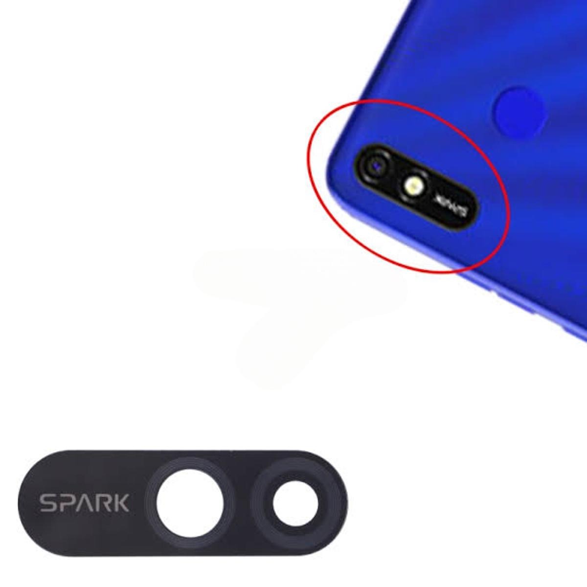 Techno Spark 4 LITE Back Camera Lens Replacement