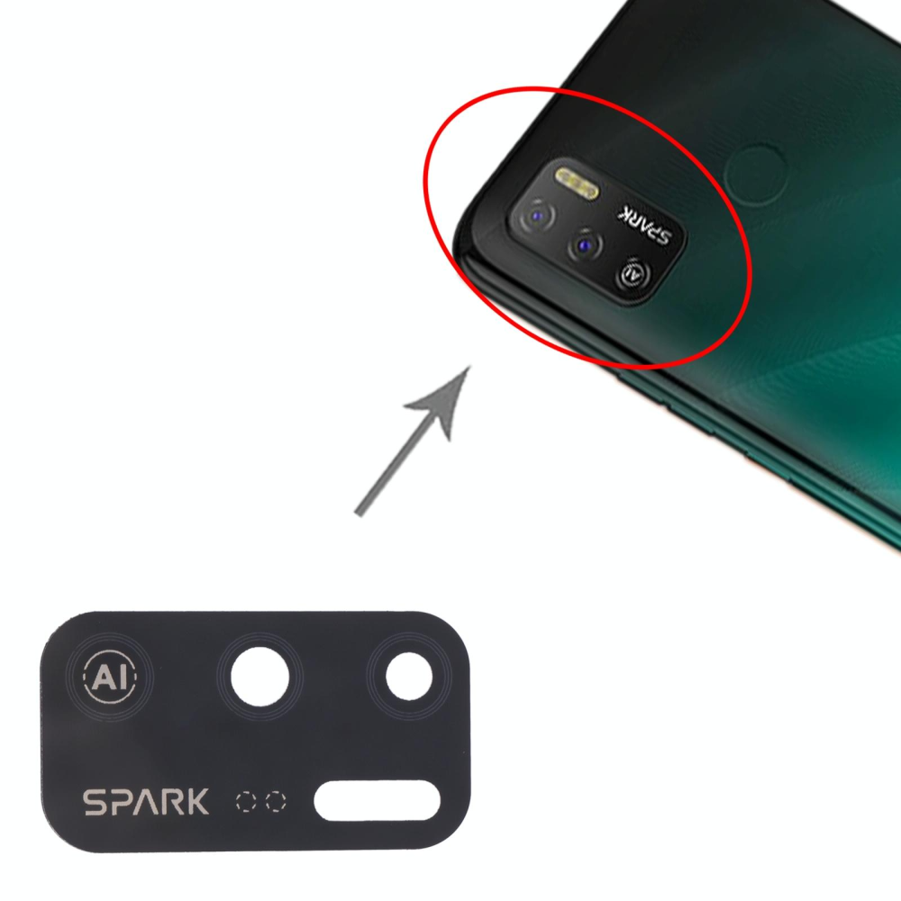 Techno Spark 5 air Back Camera Lens Replacement
