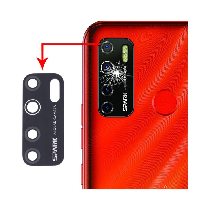 Techno Spark 6 Air Back Camera Lens Replacement