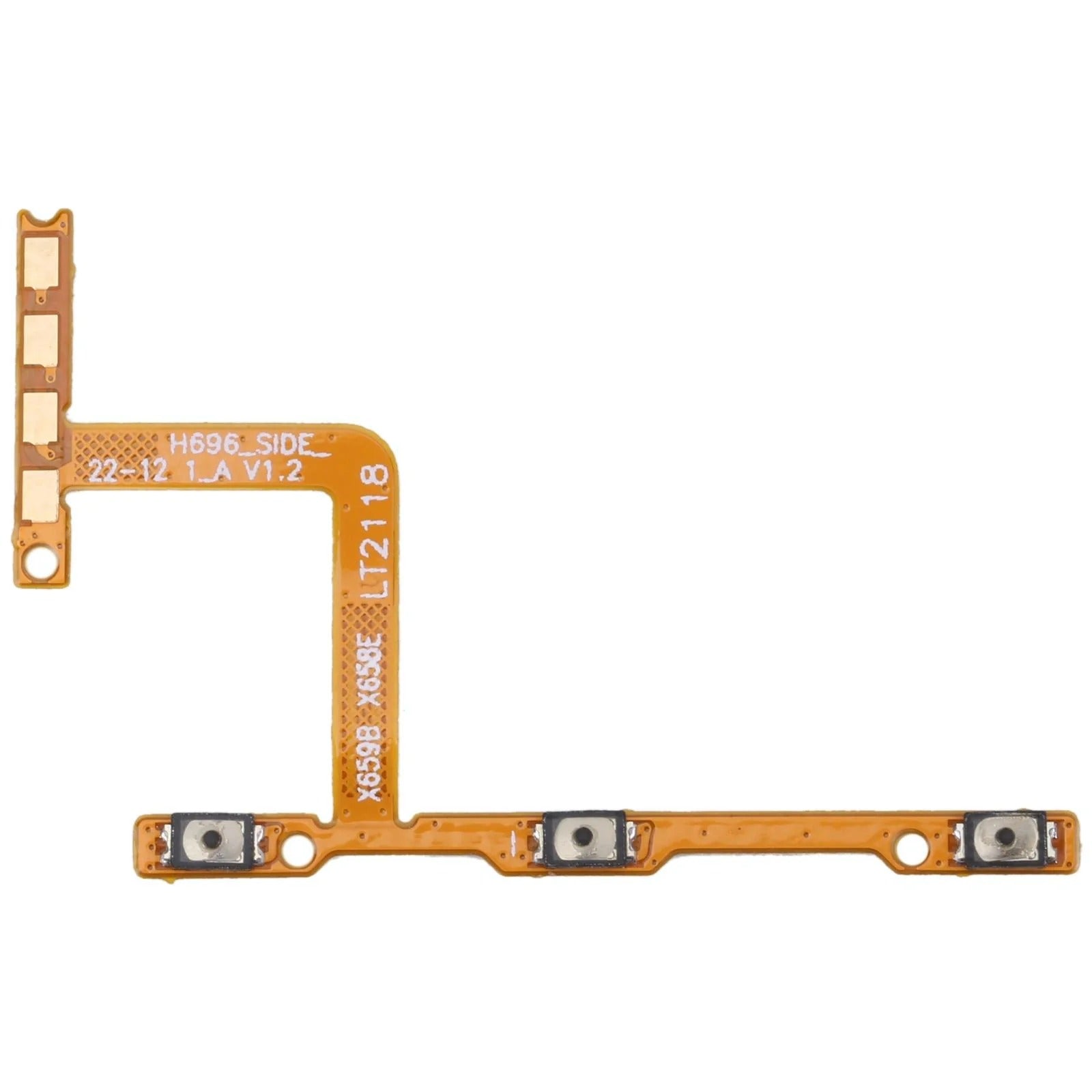 Techno Spark 8 KG6 Power & Volume Button Flex Cable