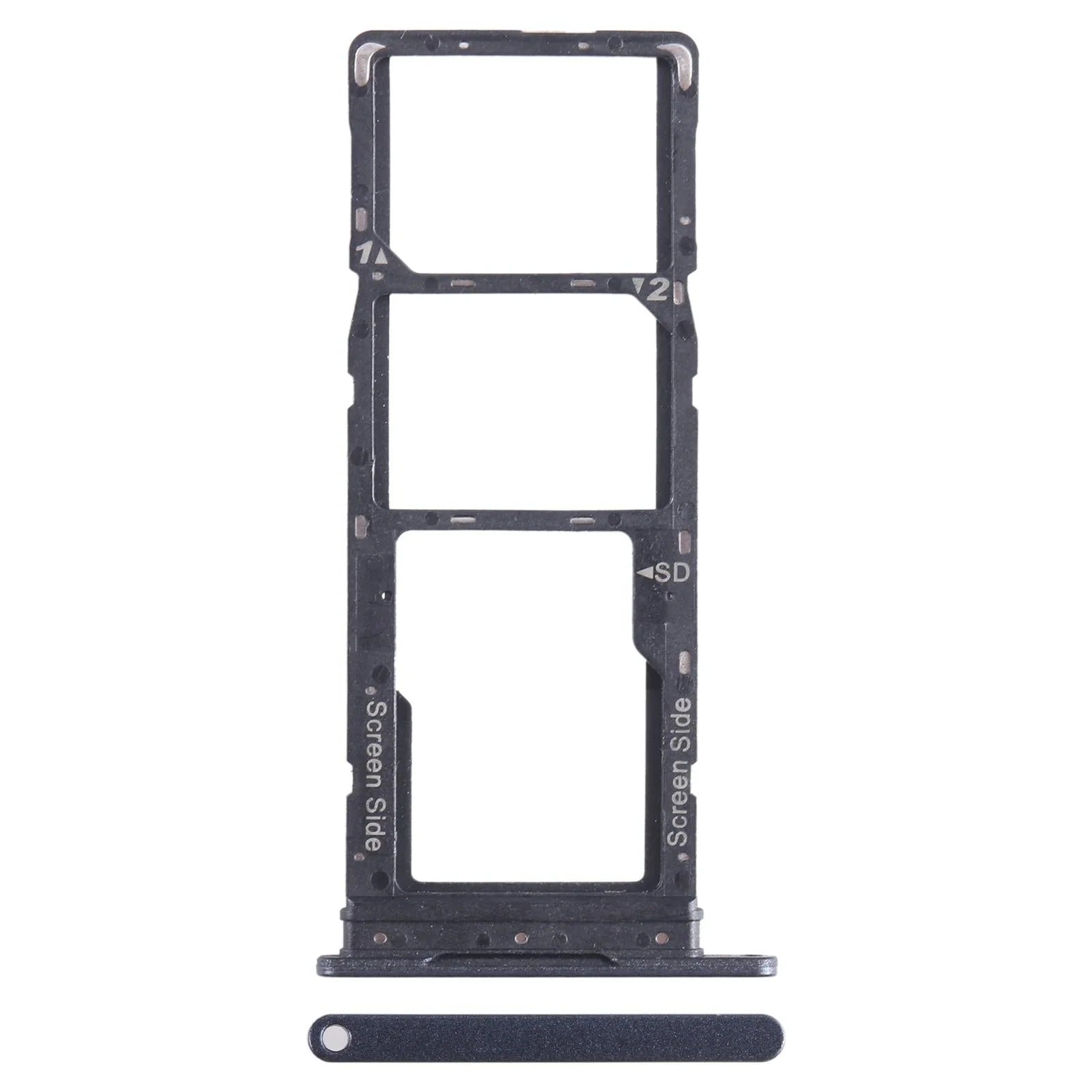 Tecno Spark Go 2023 BF7n SIM & SD Card Tray - Black