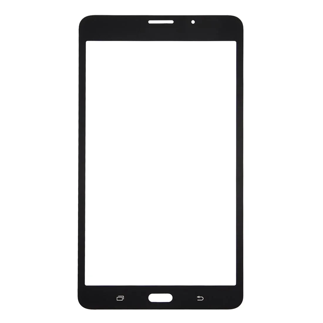 Galaxy Tab A 7.0 (2016) T285 Black Front Glass Lens Replacement