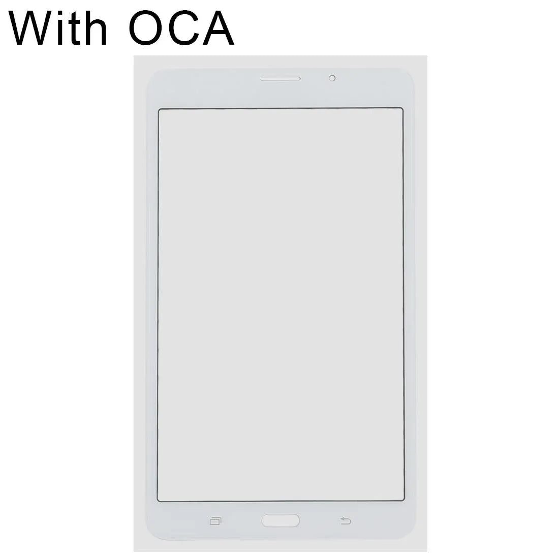 Galaxy Tab A 7.0 (2016) T285 WHITE Front Glass Lens Replacement