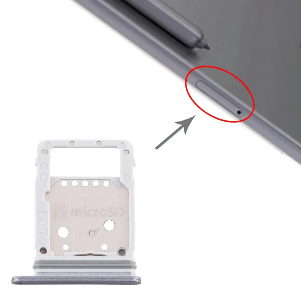 Samsung Galaxy Tab S6 SIM & microSD Tray (Silver) SM-T860-T865